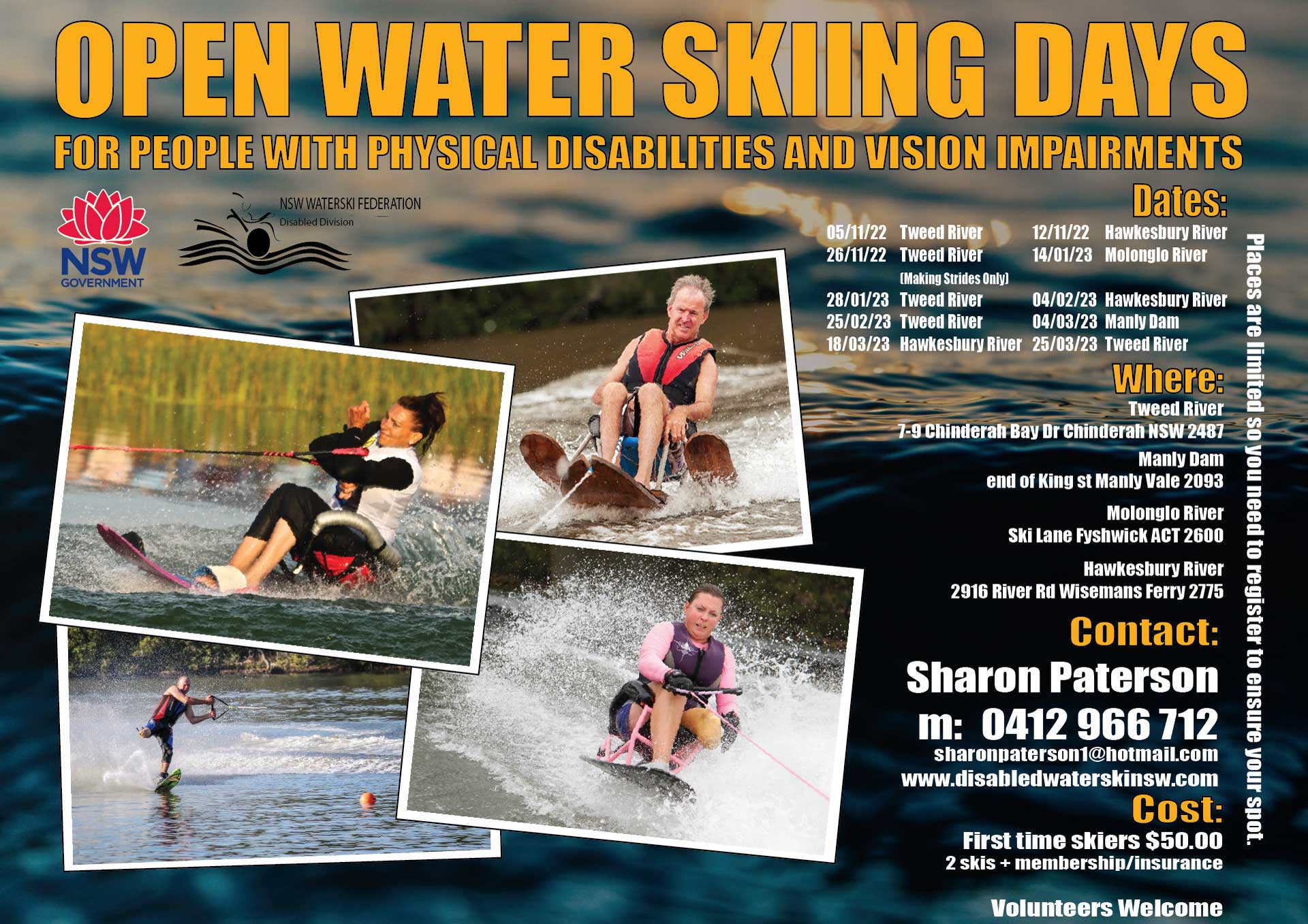 Flyer – NSW Waterski Federation – Disabled Division